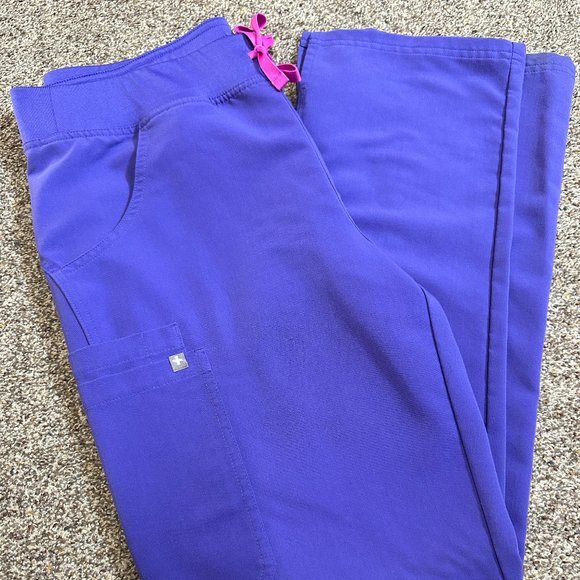 Figs Amethyst Kade Cargo Scrub Pants Medium - Picture 1 of 4